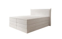 Lit boxspring Liana avec rangement relevable en velours