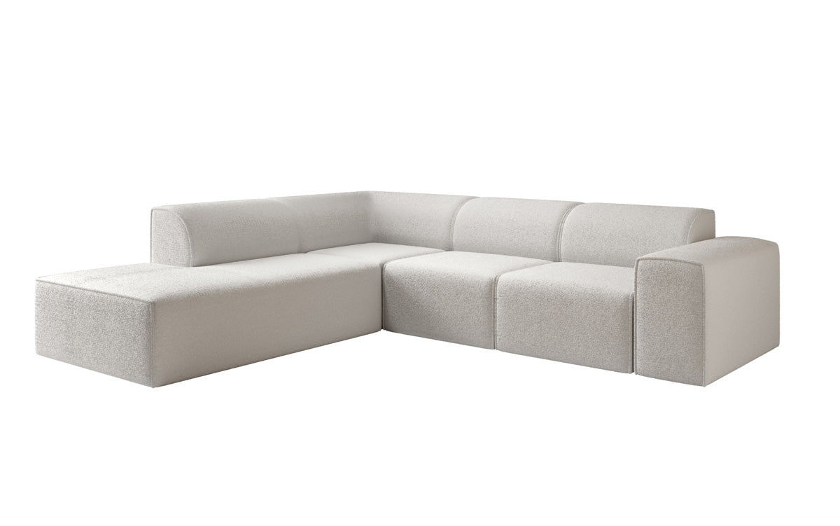 Canapé design Idiola L en Peluche Bouclé