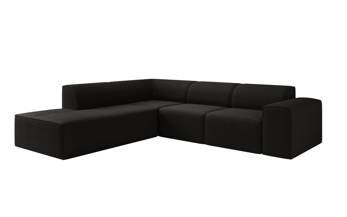 Canapé design Idiola L en Peluche Bouclé