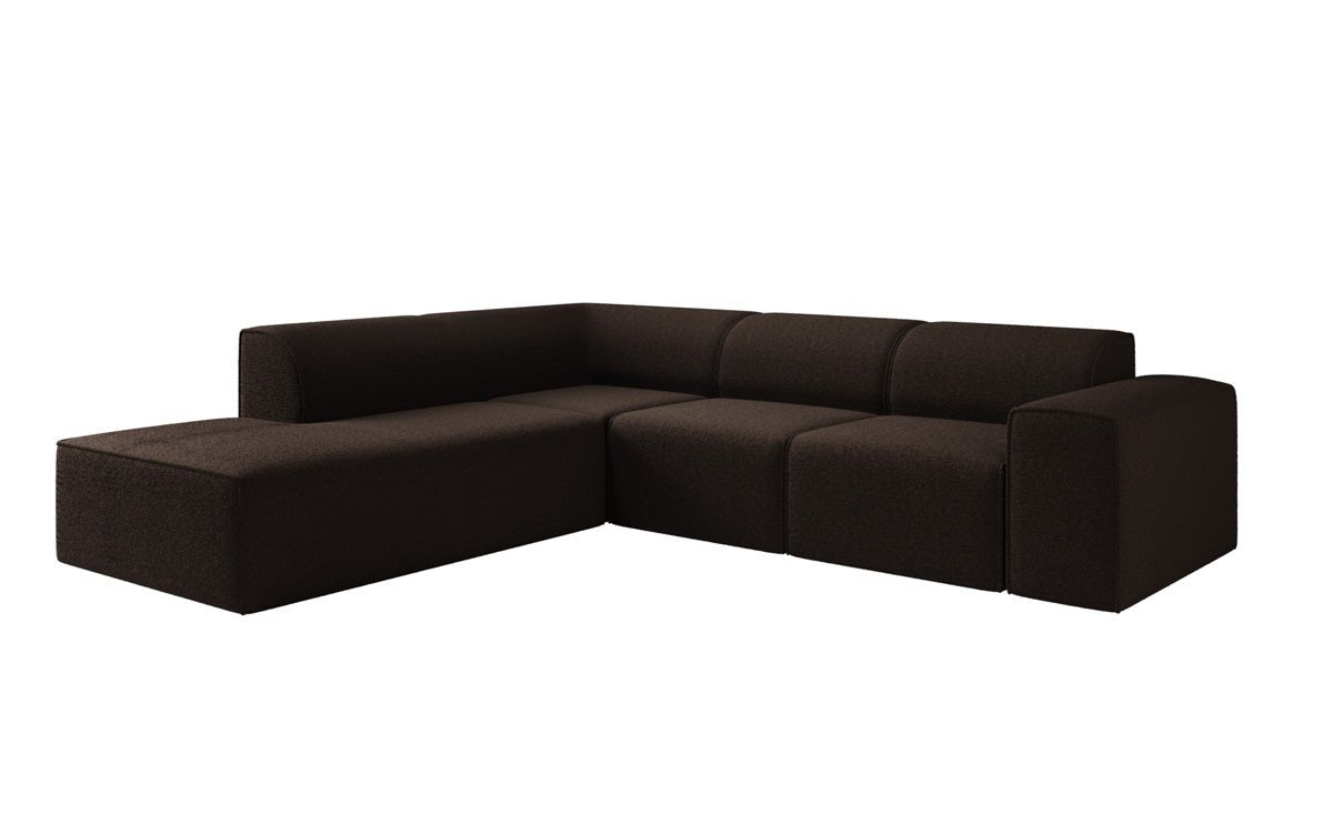 Canapé design Idiola L en Peluche Bouclé