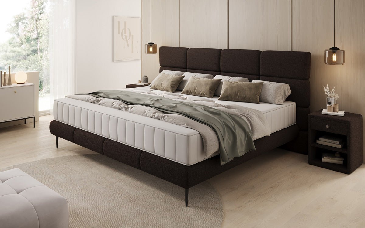 Familien Polsterbett Milano Bouclé in 220/240x200