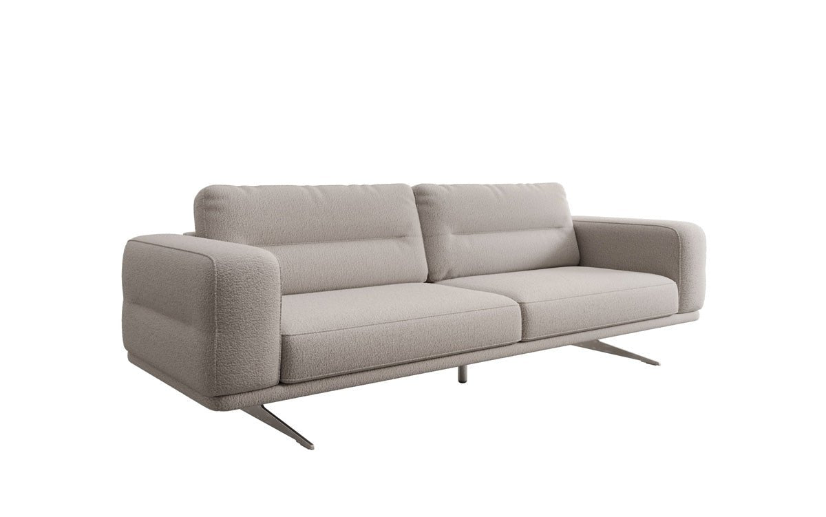 Designer Sofa Torino 3 Sitzer in Bouclé