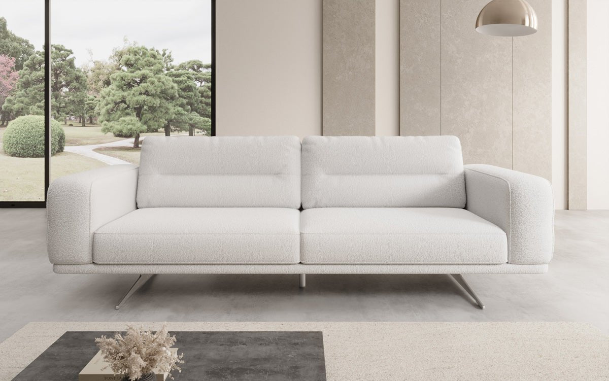 Designer Sofa Torino 3 Sitzer in Bouclé