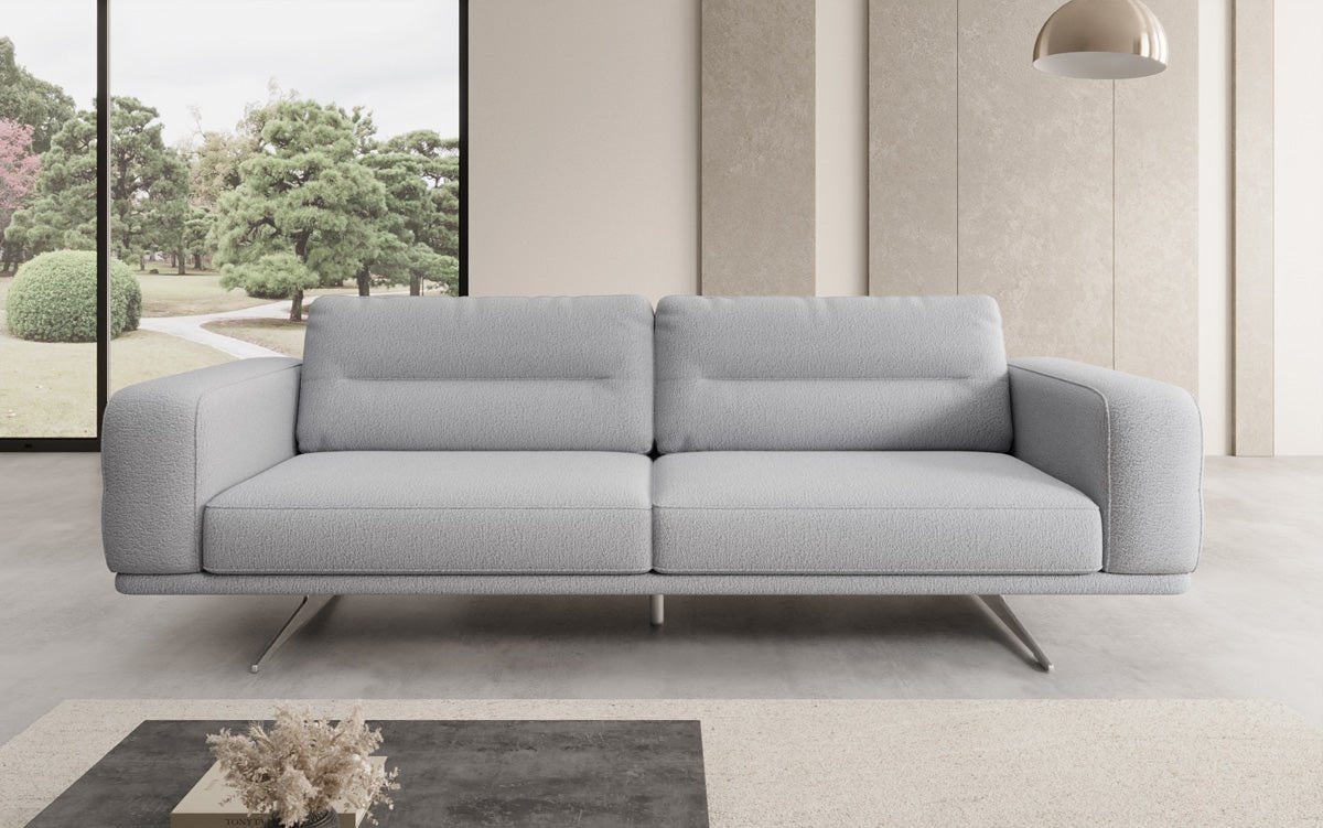 Designer Sofa Torino 3 Sitzer in Bouclé