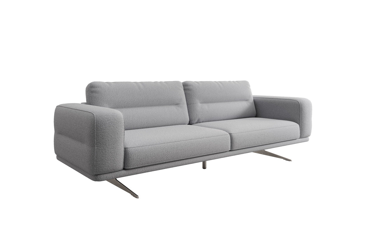Designer Sofa Torino 3 Sitzer in Bouclé