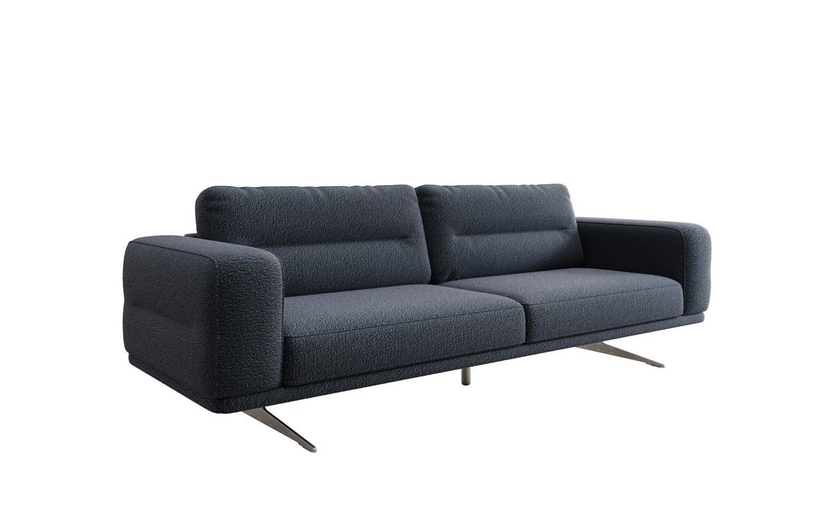 Designer Sofa Torino 3 Sitzer in Bouclé