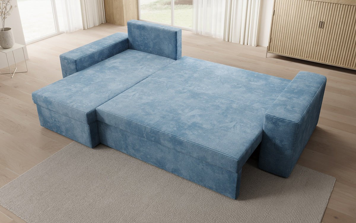 Designer Sofa Denver Cord met slaap- en klapfunctie