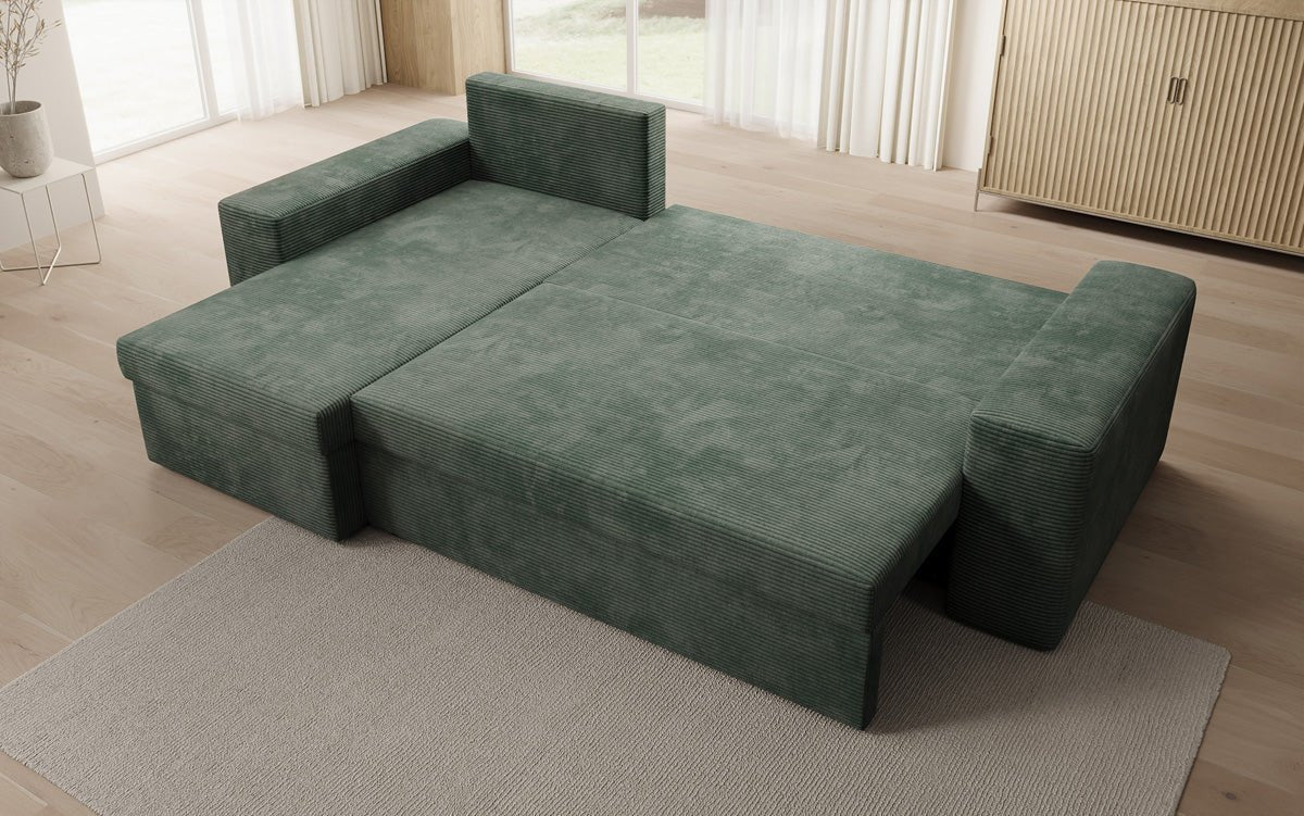 Designer Sofa Denver Cord met slaap- en klapfunctie
