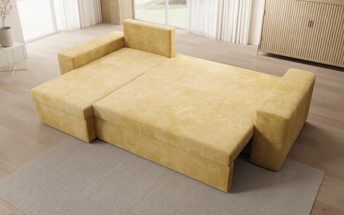 Designer Sofa Denver Cord met slaap- en klapfunctie