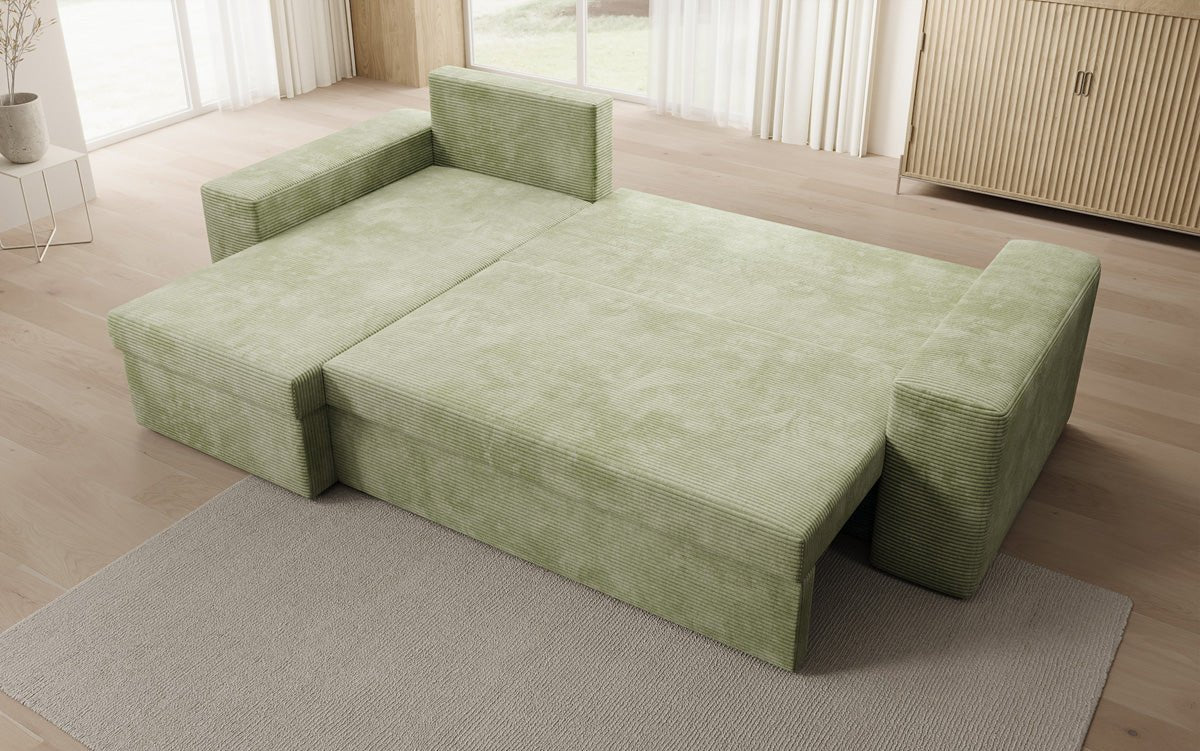 Designer Sofa Denver Cord met slaap- en klapfunctie