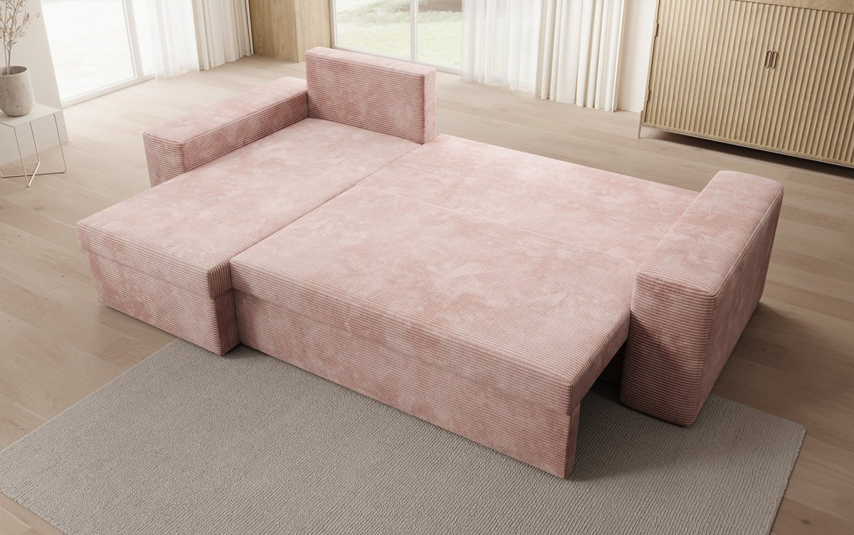 Designer Sofa Denver Cord met slaap- en klapfunctie
