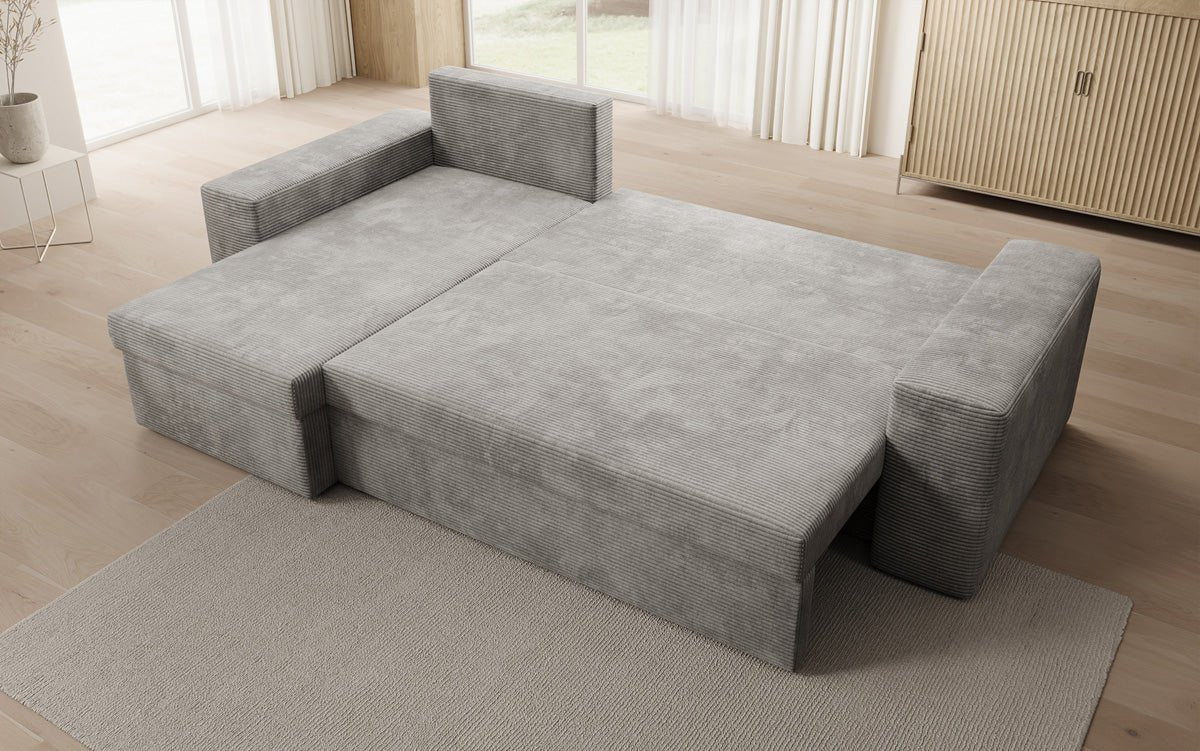Designer Sofa Denver Cord met slaap- en klapfunctie