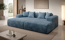 Design loungesofa Shelly in Ribstof