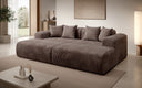 Design loungesofa Shelly in Ribstof