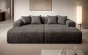 Design loungesofa Shelly in Ribstof