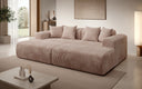 Design loungesofa Shelly in Ribstof