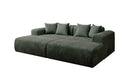 Design loungesofa Shelly in Ribstof