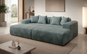 Design loungesofa Shelly in Ribstof