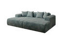 Design loungesofa Shelly in Ribstof