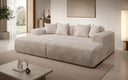 Design loungesofa Shelly in Ribstof