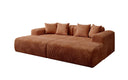 Design loungesofa Shelly in Ribstof