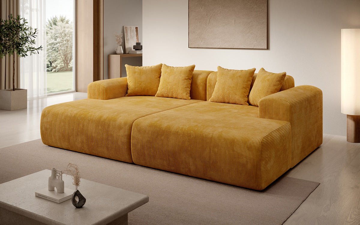 Designer Lounge-Sofa Shelly in Cord