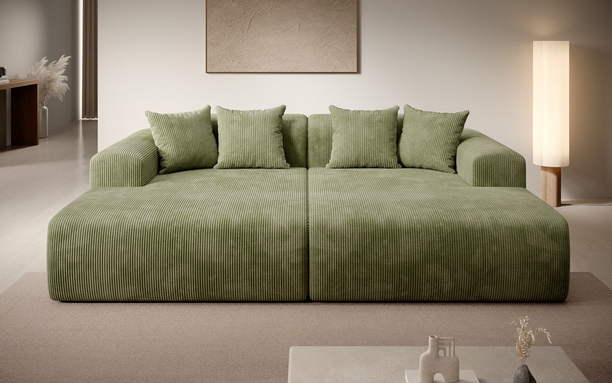 Designer Lounge-Sofa Shelly in Cord