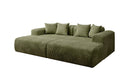 Design loungesofa Shelly in Ribstof