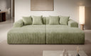 Design loungesofa Shelly in Ribstof