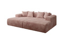 Design loungesofa Shelly in Ribstof