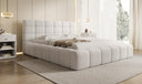 Lit rembourré design Marshmallow en Peluche Bouclé avec espace de rangement