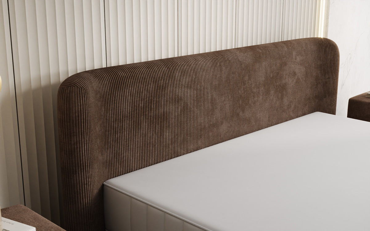 Designer Polsterbett Enna in Cord