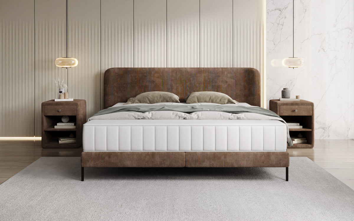 Designer Polsterbett Enna in Cord