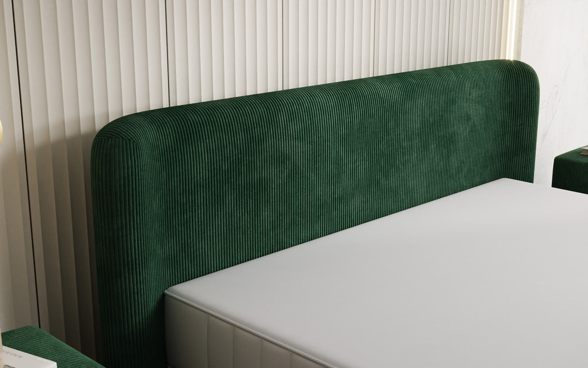 Designer Polsterbett Enna in Cord
