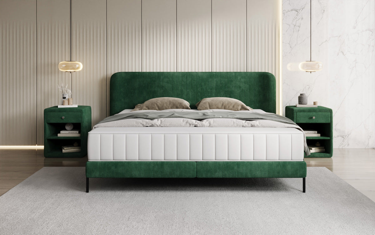 Designer Polsterbett Enna in Cord
