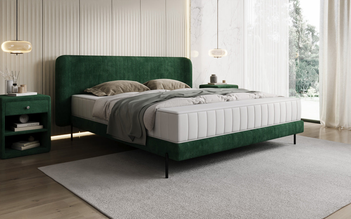 Designer Polsterbett Enna in Cord