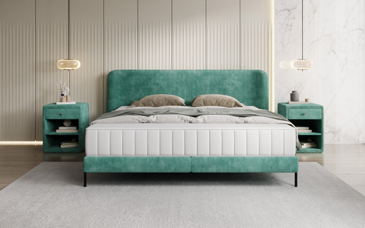 Designer Polsterbett Enna in Cord