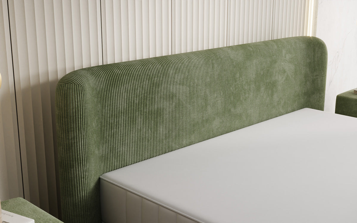 Designer Polsterbett Enna in Cord