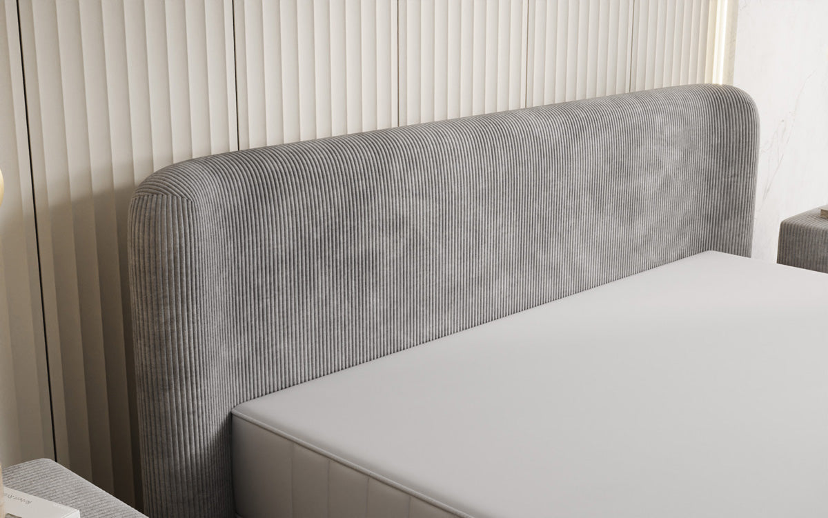 Designer Polsterbett Enna in Cord