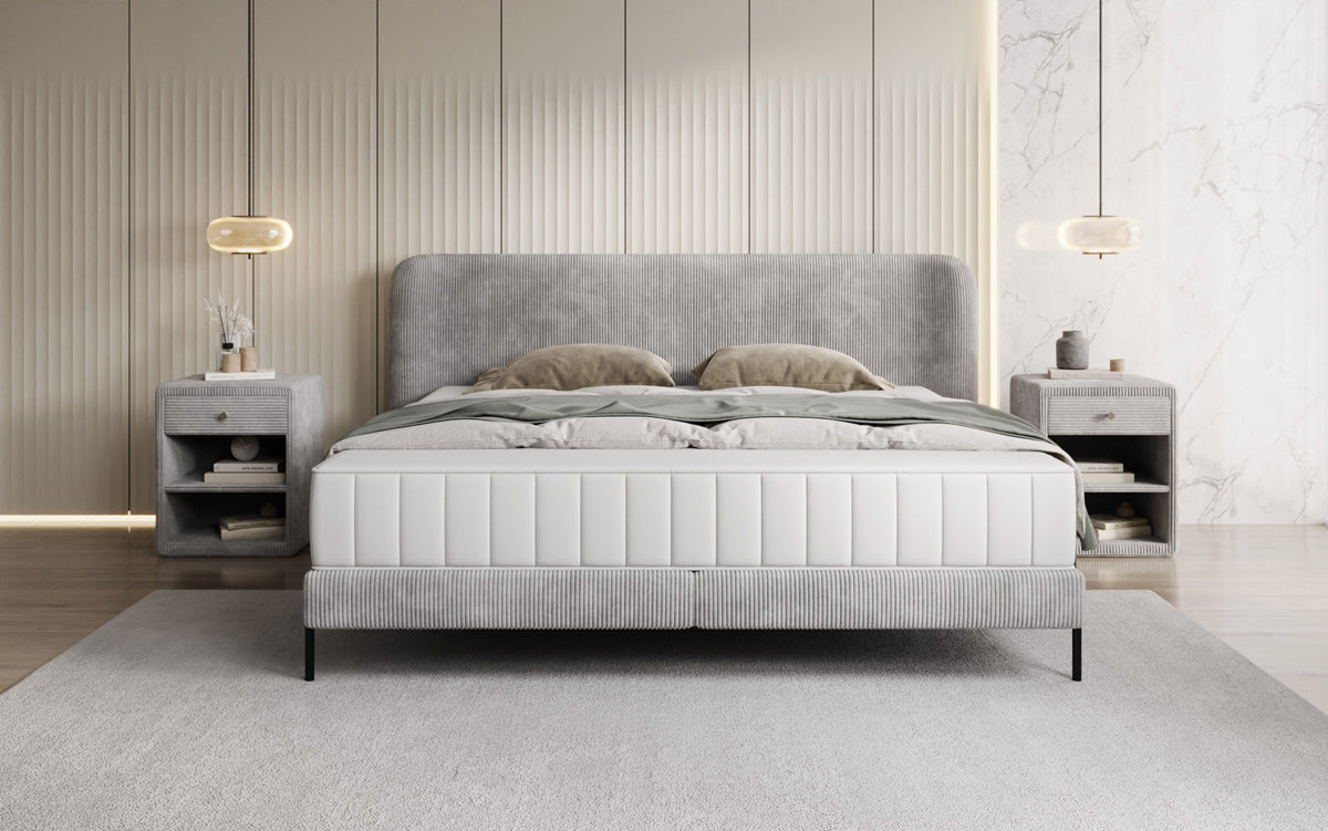 Designer Polsterbett Enna in Cord