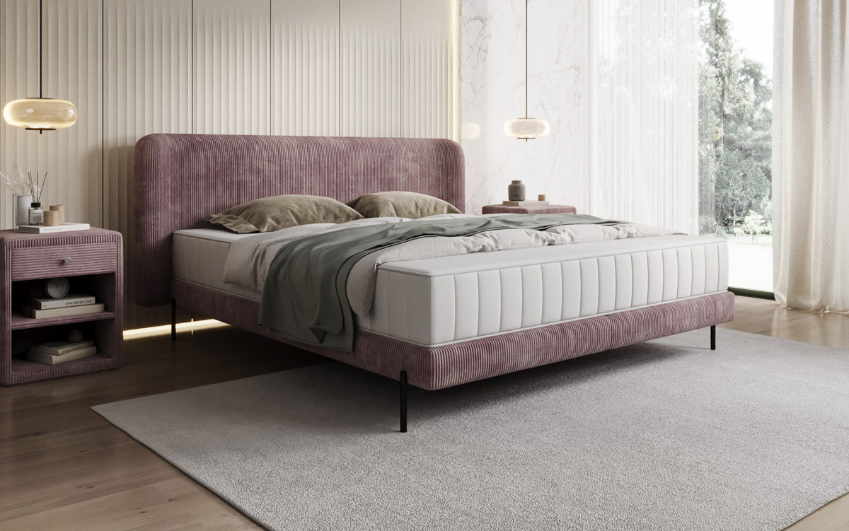 Designer Polsterbett Enna in Cord