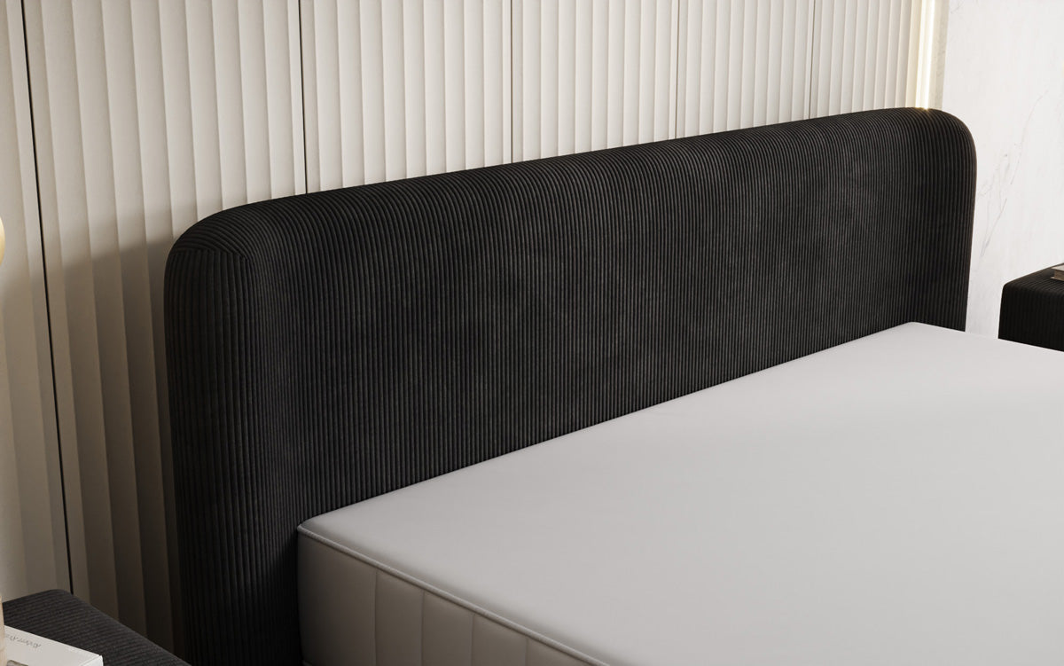 Designer Polsterbett Enna in Cord