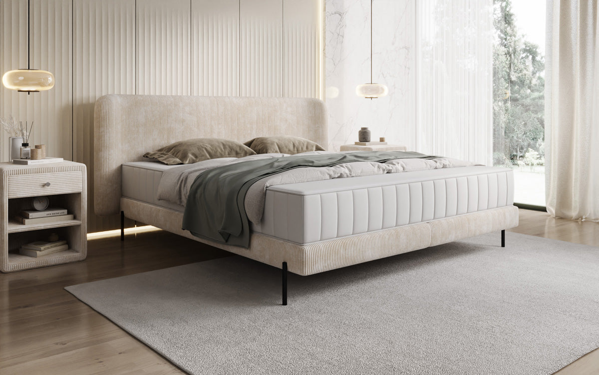 Designer Polsterbett Enna in Cord
