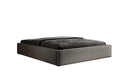 Designer gestoffeerd bed Base met opbergruimte zonder hoofdbord in structuurstof