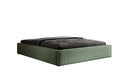 Designer gestoffeerd bed Base met opbergruimte zonder hoofdbord in structuurstof