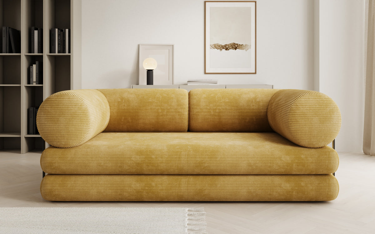 Designer Sofa Lazy Tube 3 Sitzer in Cord