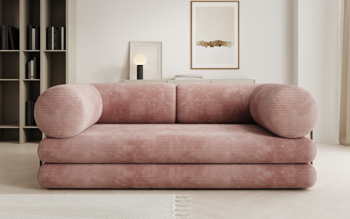 Designer Sofa Lazy Tube 3 Sitzer in Cord