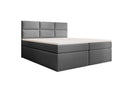Boxspringbed Carito Bouclé met USB en opbergruimte
