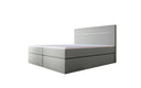 Boxspringbett Sejour Bouclé mit LED u. Stauraum