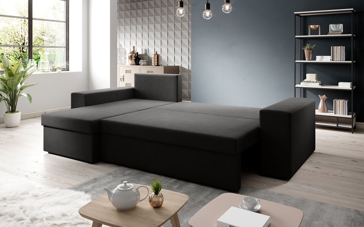 Designer Sofa Denver Stof met slaap- en klapfunctie